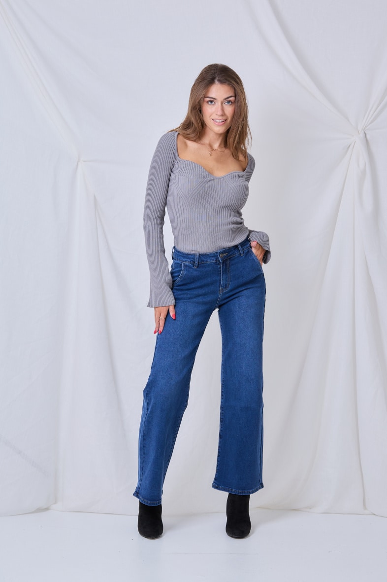 Wide leg farmernadrág